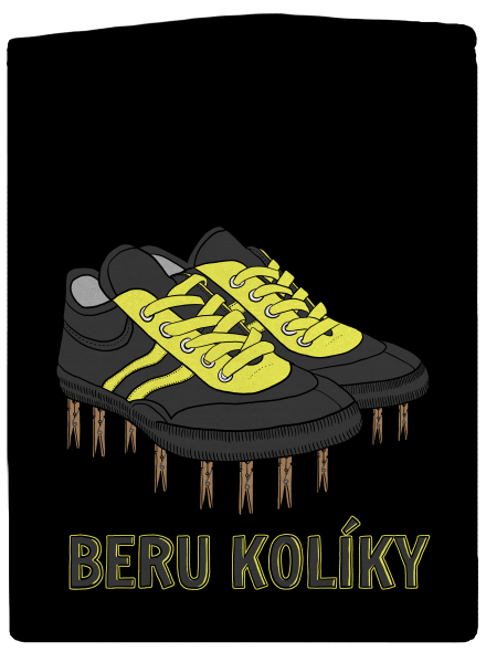 Beru kolíky pánská mikina na zip Black