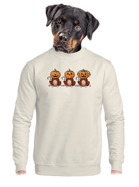 unisex mikina bez kapuce