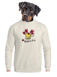 unisex mikina bez kapuce