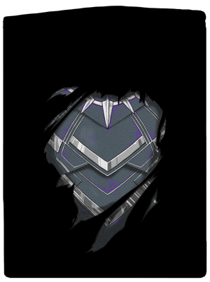 Panther inside dámská mikina na zip Black