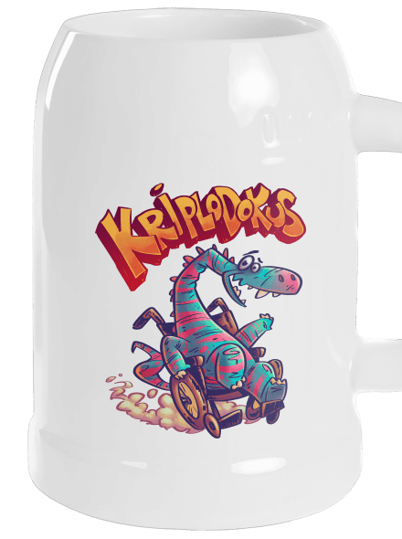 Kriplodokus půllitr White