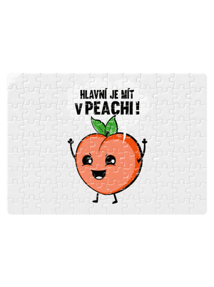 V peachi puzzle White