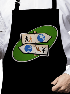 Dálkový pochod zástěra Black