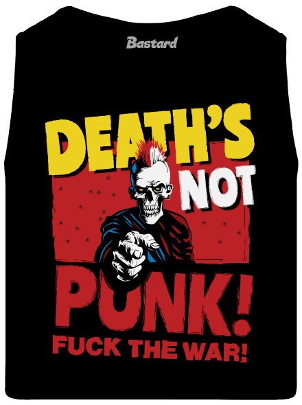 Death's not punk pánské tílko Black