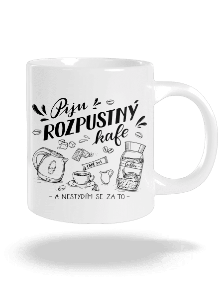 B12: Piju rozpustný velký hrnek White