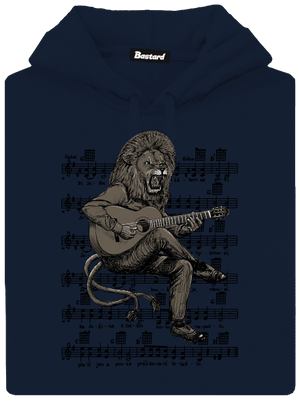 Co Čech, to muzikant pánská mikina klokanka Navy