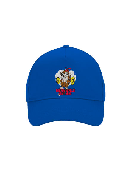 Monkey in my head kšiltovka baseballka Bright Royal
