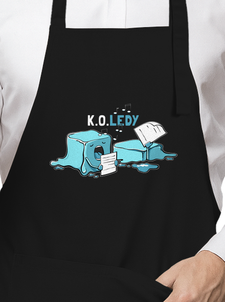 Koledy zástěra Black