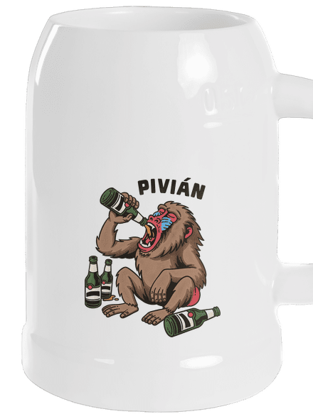 Pivián půllitr White