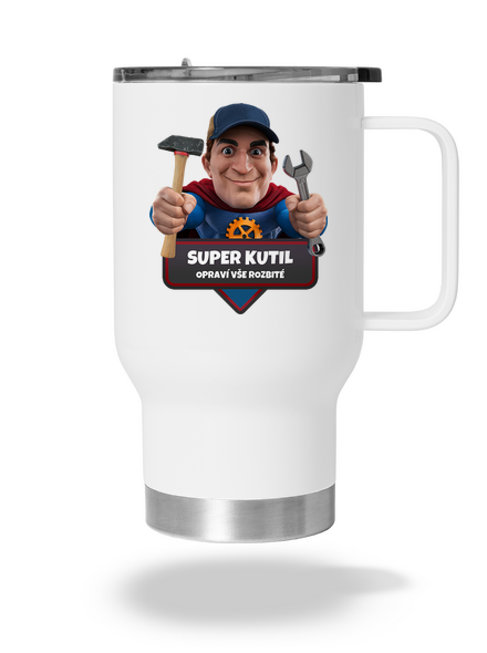 Super táta termohrnek White