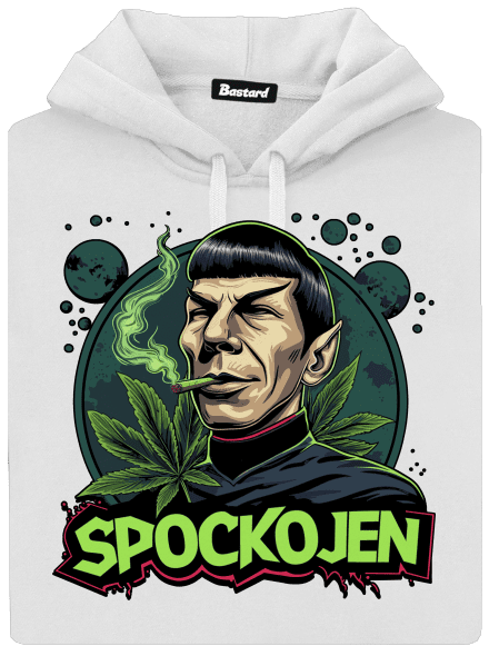 Spockojen dámská mikina klokanka White
