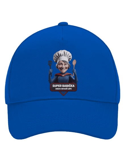 Super babička kšiltovka baseballka Bright Royal
