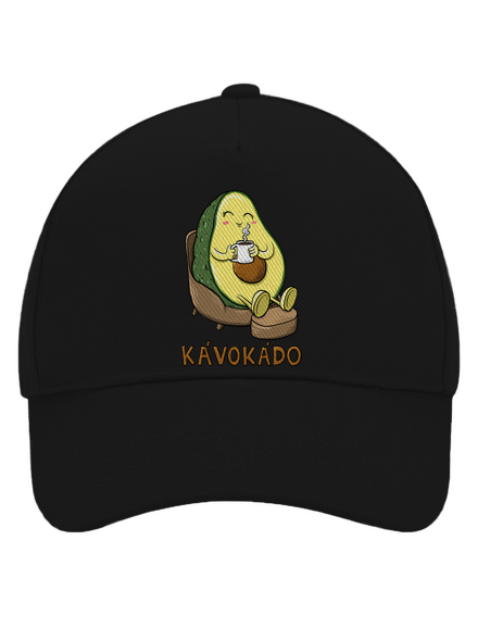 Kávokádo kšiltovka baseballka Black