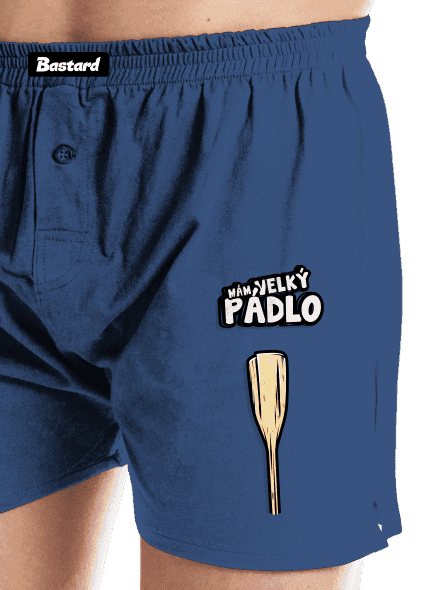 Velký pádlo pánské trenky Blue