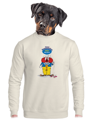 unisex mikina bez kapuce