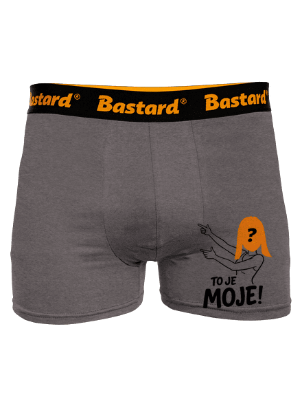 To je moje s ženou boxerky Gray Melange