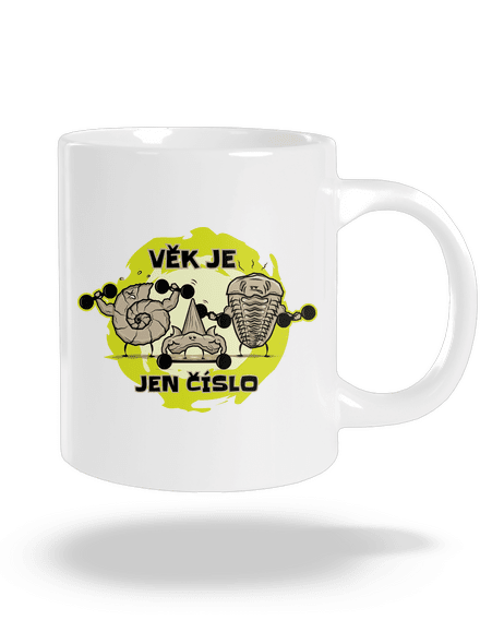 Věk je jen číslo velký hrnek White