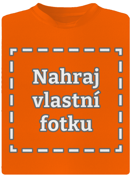 Vlastní potisk dětské sportovní tričko Neon Orange