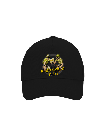 Klub cyklo píčů kšiltovka baseballka Black