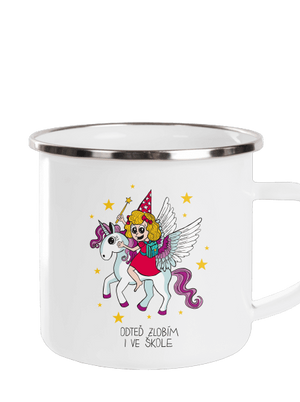 Holka ve škole plecháček White