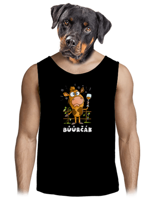 Bůůrčák pánské tílko Black