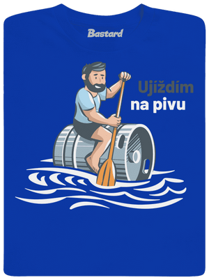 Ujíždím na pivu pánské tričko Royal Blue