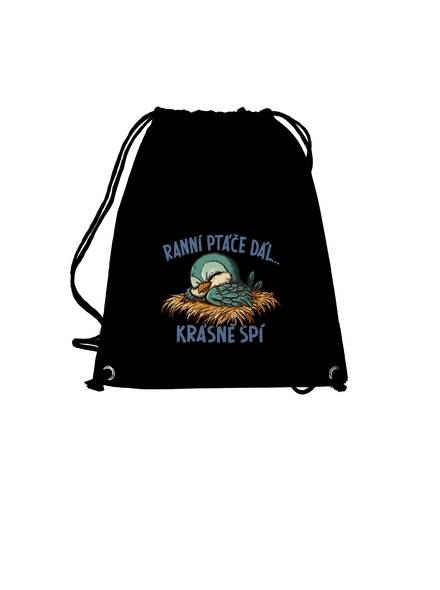 Ranní ptáče spí vak Black
