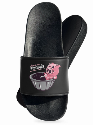 Ve formě pantofle Black