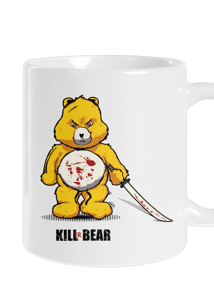Killer bear klasický hrnek White