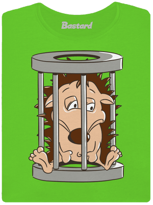 Ježeček v kleci dámské tričko Apple Green