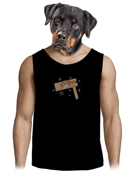 Řehtačka pánské tílko Black