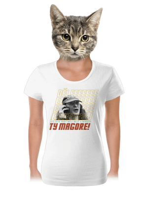 B18: Jiří Kára dámské tričko White