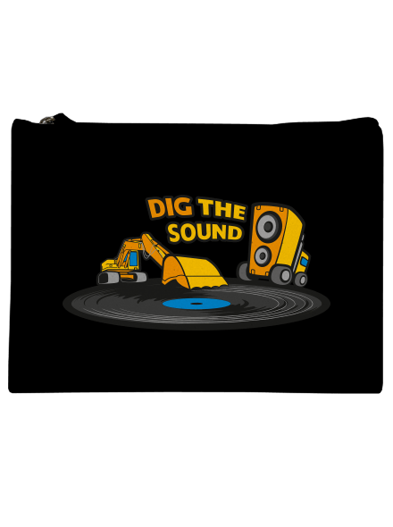 Dig the sound taštička Black
