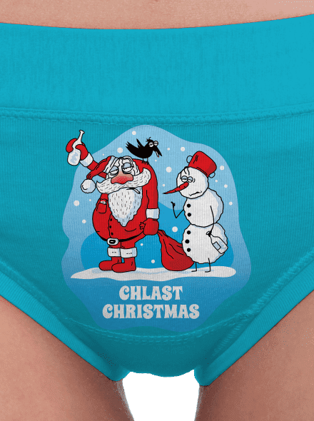 Chlast Christmas dámské kalhotky Turquoise