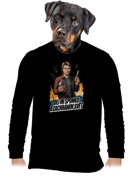 B19: MacGyver pánské dlouhý rukáv Black