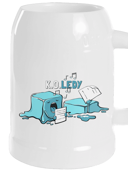 Koledy půllitr White