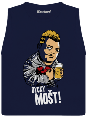 Dycky mošt dámské tílko volné Navy