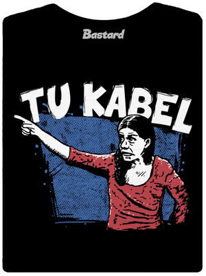 Tukabel dámské tričko s lemem Black