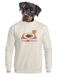 unisex mikina bez kapuce