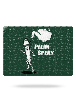 Pálím špeky puzzle White