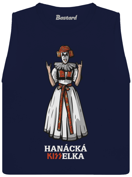 Hanácká Kisselka dámské tílko volné Navy