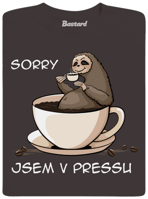 V pressu pánské dlouhý rukáv Bear Brown