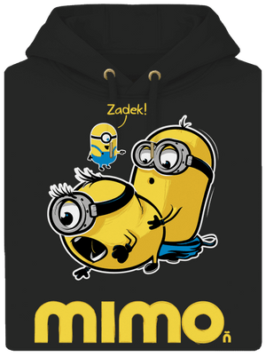Mimo unisex mikina premium Dark Black