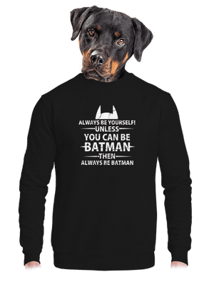 unisex mikina bez kapuce