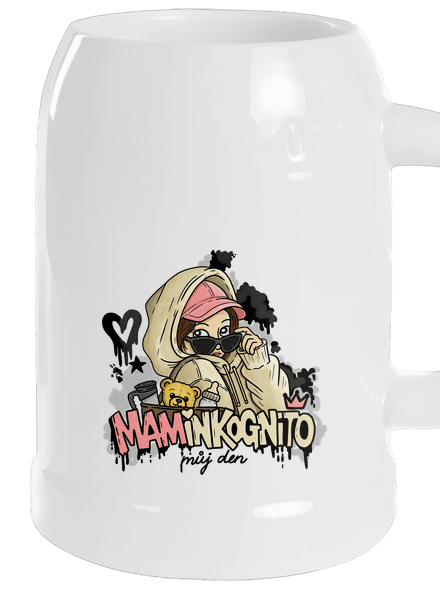 Maminkognito půllitr White