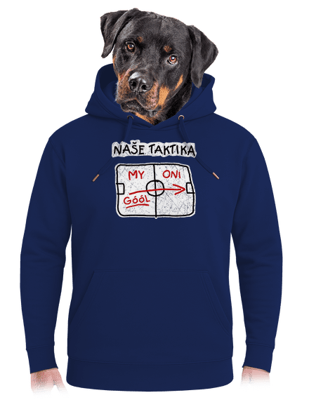 Naše taktika unisex mikina premium Navy