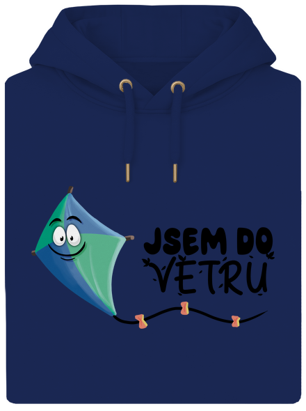 Do větru unisex mikina premium Navy