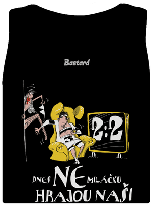 Hrajou naši dámské tílko klasické Black