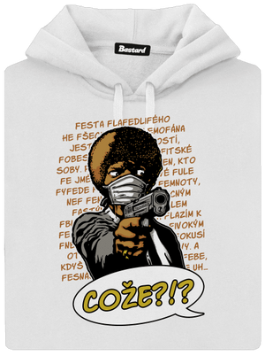 Jules dámská mikina klokanka White