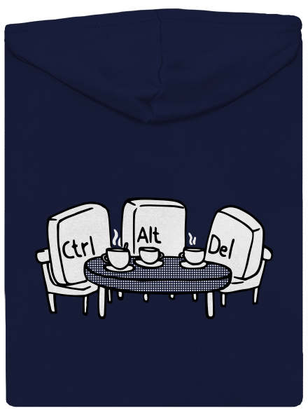 Nerozluční kamarádi pánská mikina na zip Navy